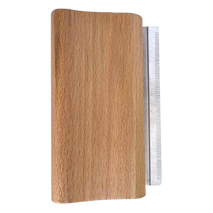 Dog Brush for Shedding, Pet Hair Removal Tool, Cat Grooming Supplies, Wooden Handle Pet Shedding Comb Combs for Dogs, Cats & Horses (Large)