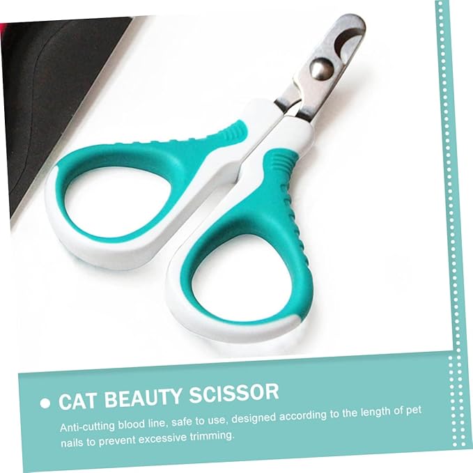 BESPORTBLE Stainless Steel Pet Nail Clipper for Dogs and Cats Ergonomic Design to Use Portable Grooming Tool for Care Sky-