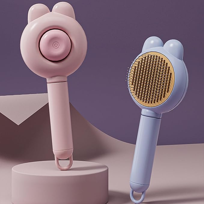 Lovely Shape Pet Comb Deshedding Brush with Easy Function Pet Grooming Accessory Hair Tool Deshedding Brush for Dog Cats