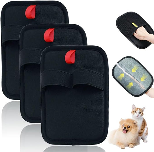 Electrostatic Gloves Pet Hair Removal, 2026 New Pet Hair Remover Glove, Washable Reusable Dogs Cats Hair Gloves (#C, 3pcs)