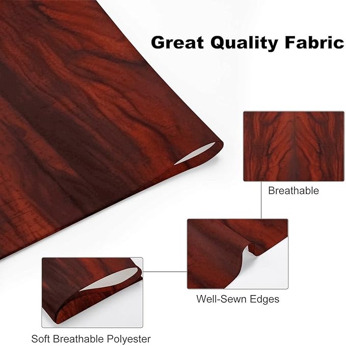 Dog Bandana Spring Pet Scarf Adjustable Triangle Red Wood Printing Dog Bib Washable Polyester Puppy Bandana for Small Medium Large Dogs Cat Birthday Party Supplies