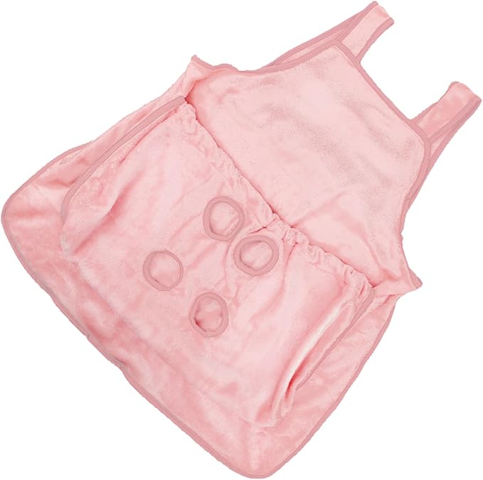 Cats Holding Carriers Velvets Aprons Slings Accompany Bag Indoor Use Smock with Pocket Cats for Nail Cutting
