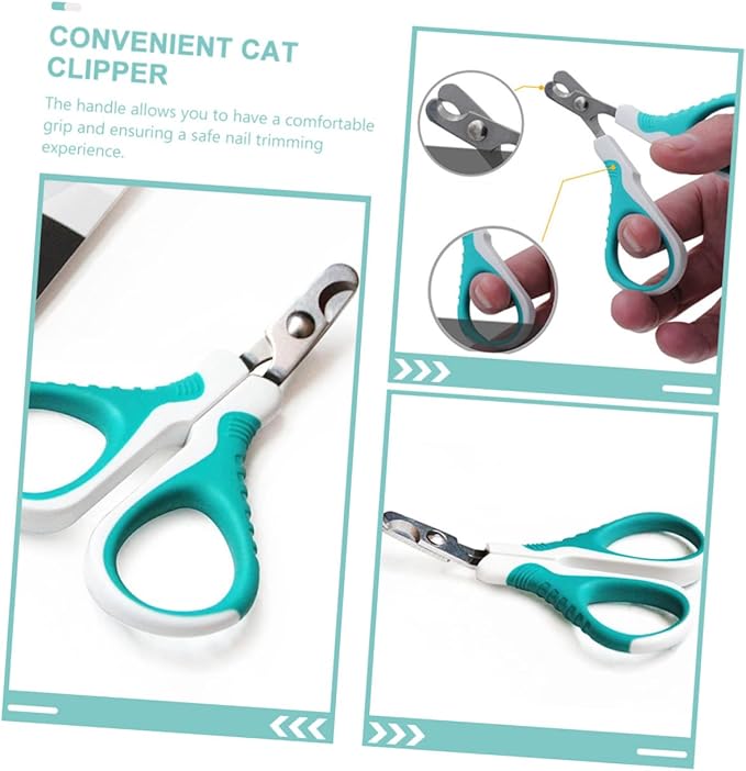 BESPORTBLE Stainless Steel Pet Nail Clipper for Dogs and Cats Ergonomic Design to Use Portable Grooming Tool for Care Sky-