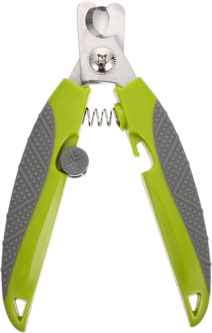 SUPVOX Ergonomic Pet Nail Clipper for Animals Portable Clipper Half-Moon Design for Easy Trimming Lightweight and Safe for Kittens Puppies and