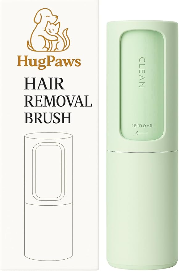 Pet Hair Remover Roller – 360° Self-Cleaning, Reusable Lint Roller for Pet Hair on Couch, Clothes, Car & Bed – Dog & Cat Fur Remover Brush – Green