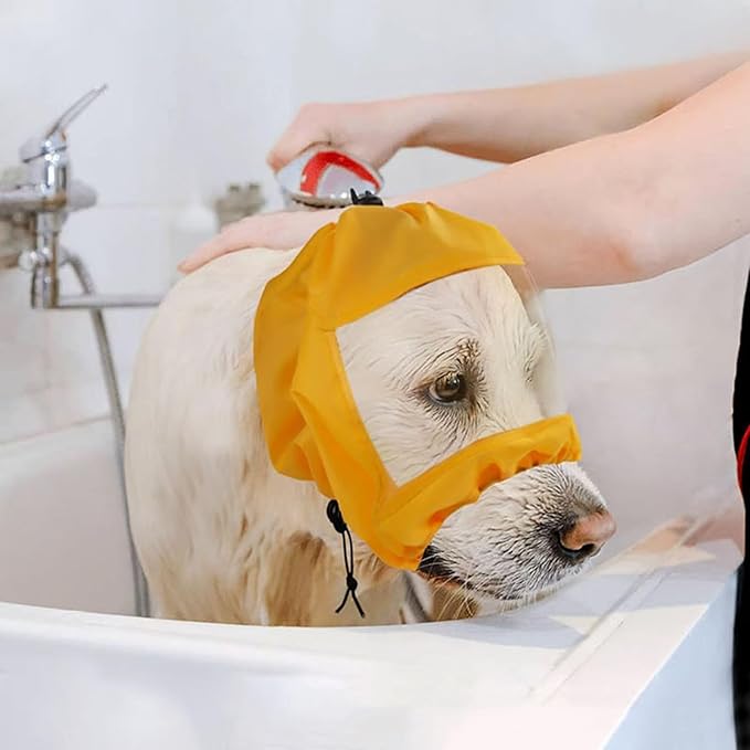 Pet Dog Ear Covers Caps for Noise Reductions Bathing Accessories Pet Ear Wrap Caps for Dogs Relief Stress Dog Grooming Supplies