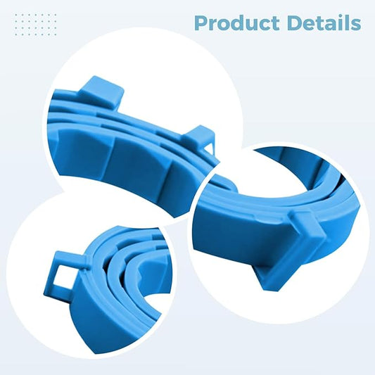 4 Pcs Dog Calming Collar, Blue Pheromone Collar for Dog Anxiety Relief, Adjustable Soothing Collar for Separation Stress, 24.5 in, Pet Supplies