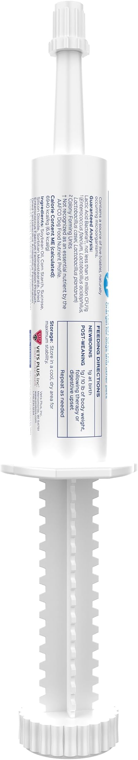 Probios Probiocin Oral Pet Gel for Dogs and Cats, Probiotic Supplement for Digestive & Immune Support, 15 g Tube (Pack of 2)