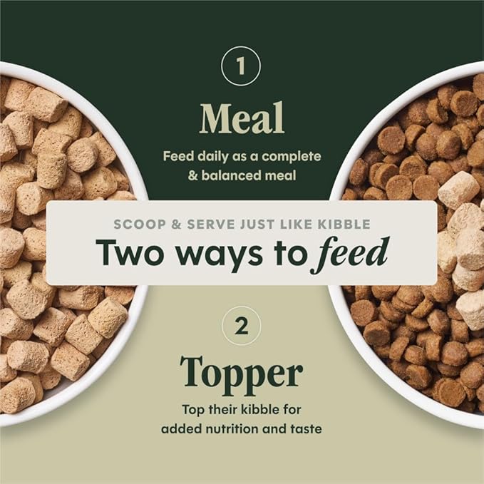 Instinct FreshDried Bites, Natural Freeze-Dried Dog Food, Grain Free - Real Beef, 45 oz. Bag
