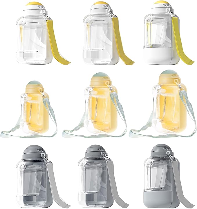 Portable Pet Water Food Feeding Bottles Large Capacity Dog Bottle Travel Food Container Drink Dog Supply Pet