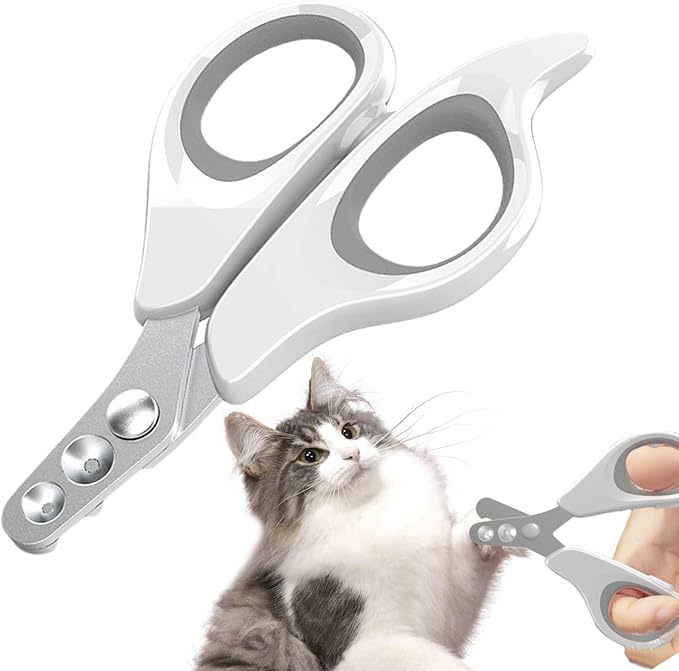 Nail Clippers for Cats, Claw Scissors for Pets | Nail Trimmer for Puppies Splash-Resistant, Home Use Travel Indoor Outdoor Camping Veterinary Grooming Cats and Dogs