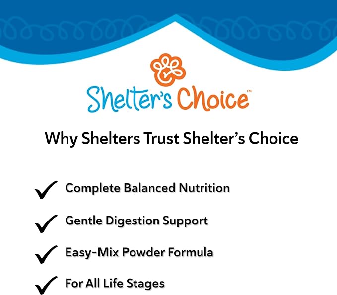 Revival Animal Health Shelter’s Choice Kitten Milk Replacer Powder, Complete and Balanced Milk Formula for Kittens and Adult Cats, Supports Healthy Growth and Digestion, 3.5 lb