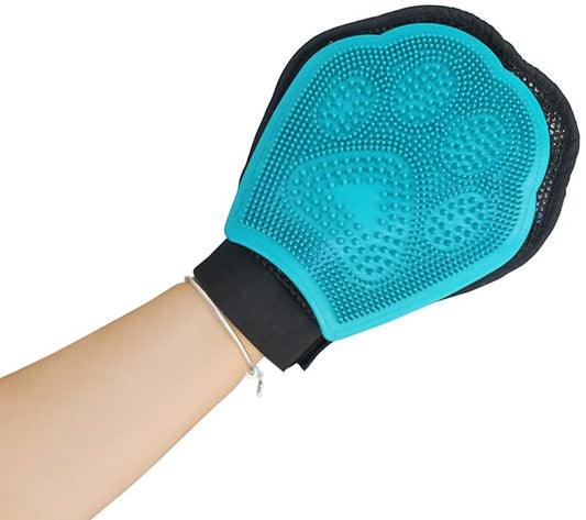 Grooming Mitt - Pet Brush - Dog Grooming & Cat Grooming Glove - Right & Left Handed Fit - Eco Friendly - Soft & Gentle Shedding Brush!