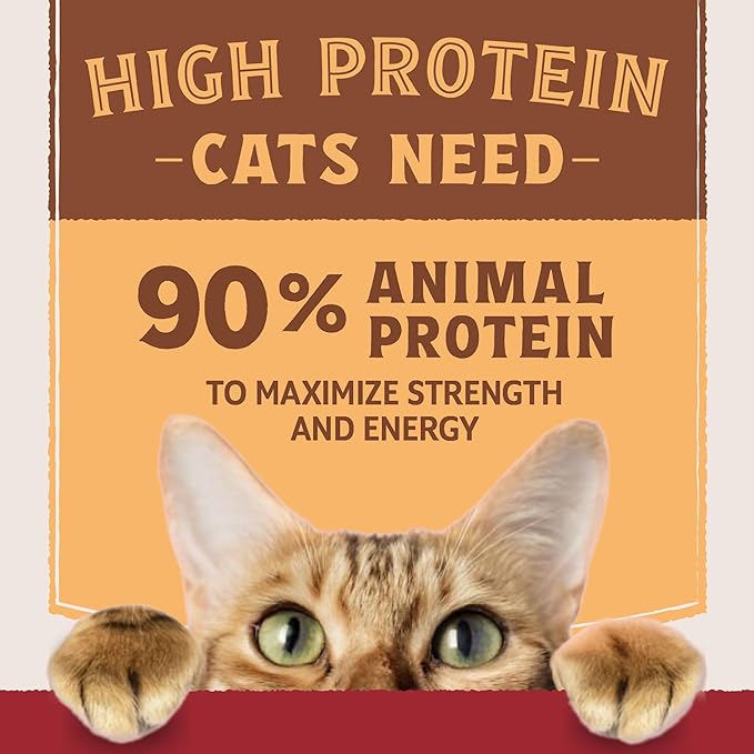 Natural Balance Ultra Protein Wet Cat Food Pate, Real Duck Recipe with Protein-Rich Organs for Cats, Pate Cat Food with High Protein - 2.8 oz. (Pack of 24)
