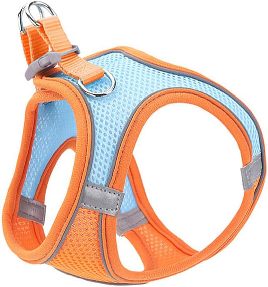 BESPORTBLE Pet Vest Harness Leash Set L Breathable Reflective No-Pull Dog Cat Harness for Outdoor Walking Puppy Pet Supply
