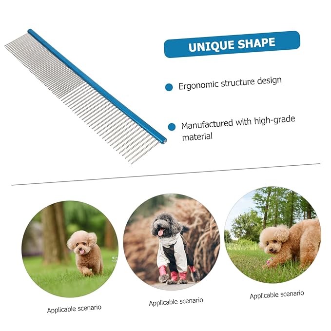 TOYANDONA Multi-function Pet Grooming Comb Dog Supplies Comb Wear-resistant Compact Daily Use