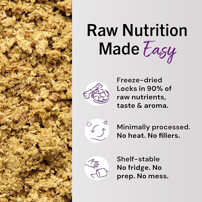 Stella & Chewy's Freeze-Dried Raw Cat Dinner Morsels - Premium Salmon & Chicken Recipe with 98% Wild-Caught & Cage-Free Protein - Natural Grain-Free Cat & Kitten Food - Made in USA - 18 oz