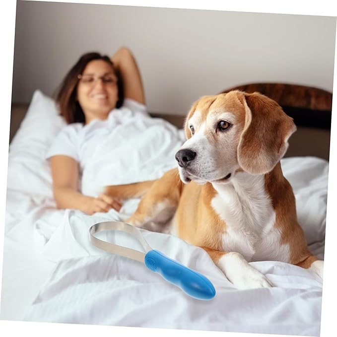 Kisangel PET Hair Removal Comb Non-slip Dog and Cat Grooming Brush Portable Hair Shaving Tool for Easy PET Care and Massage for Home Grooming