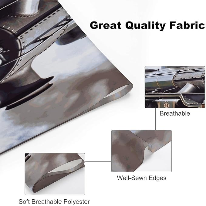 Dog Bandana Spring Pet Scarf Adjustable Triangle Steam Locomotive Train Printing Dog Bib Washable Polyester Puppy Bandana for Small Medium Large Dogs Cat Birthday Party Supplies