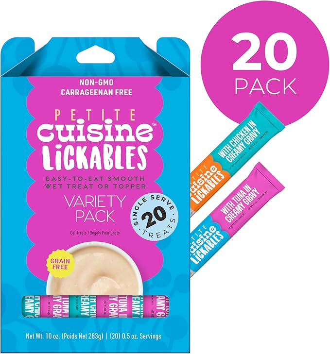 PETITE CUISINE Lickables Variety Pack, 0.5 oz. (20 Count)