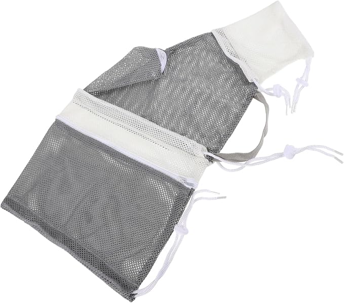BESPORTBLE Cat Grooming Bag Adjustable Mesh Bag for Bathing Nail Trimming and Ear Cleaning Tough Breathable Design Resists Biting and Scratching for Cats Months and Older up to Random Color