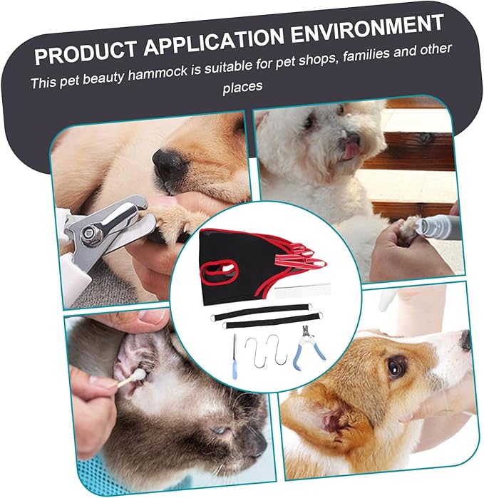 UPKOCH Dog Grooming for Nail Trimming Professional Grooming Accessories for Medium and Small Cats and Dogs Sturdy Hanging PET Supplies