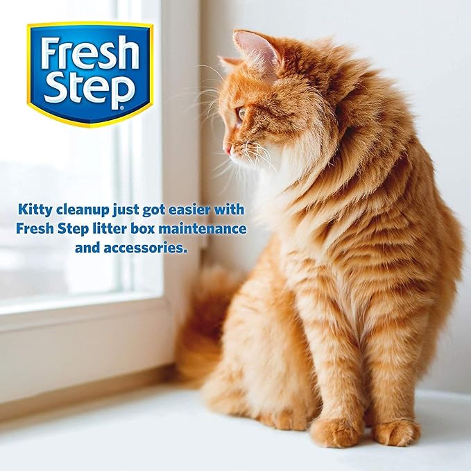 Fresh Step Cat Litter Crystals Deodorizer, Non Toxic Odor Neutralizing Crystals for Litter Boxes that Help Control Smells and Keep Home Areas Fresh, Fresh Scent, 15 Ounce - 3 Pack