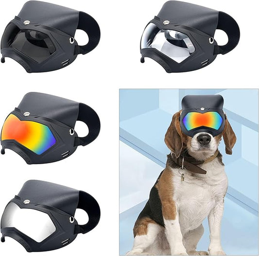 Windproof Shades for Pet Dogs Eye Wear Protections for Outdoor Eye Protections Sports Supplies Adjustable Pet Hat