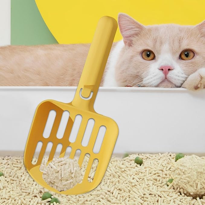 Litter Scoop - Kitty Litter Scooper, Stylish Cat Litter Scoop | Easy Grip Poop Scooper, Housebreaking Scoop Tool for Daily Cleaning of Cat Toilet and Maintaining Pet Hygiene