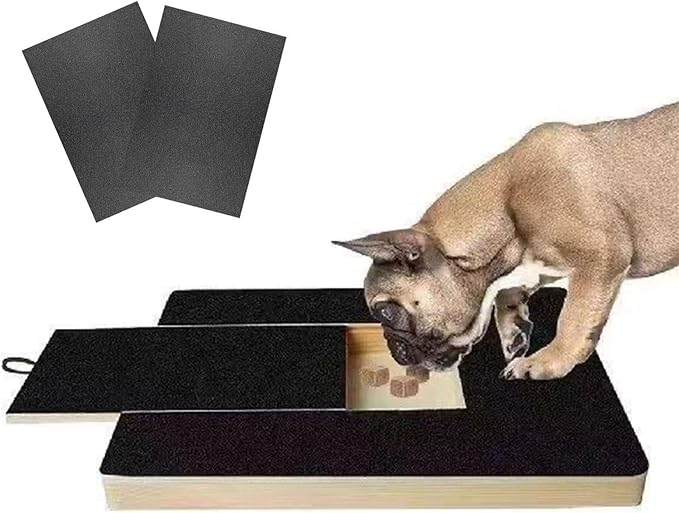 Scratch Pad for Dogs, Funny Cuttable Adhesive, Dog Nail Scratch Board Pet Supplies, for Puppy Small Medium Large Breed Play Stimulation, Boredom, Home