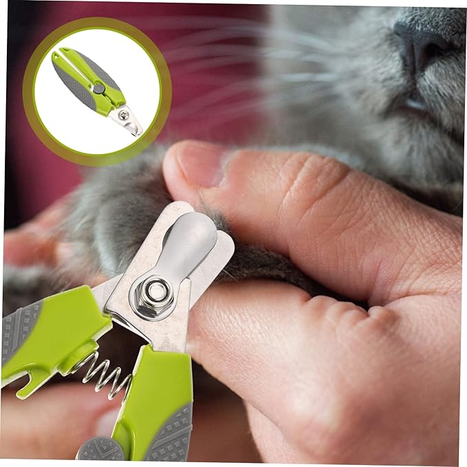 BESPORTBLE Ergonomic Pet Nail Clipper for Cats and Dogs High Sharpness Blades for Smooth Cuts Non- Handle for Comfort Suitable for All Breeds for Home Grooming