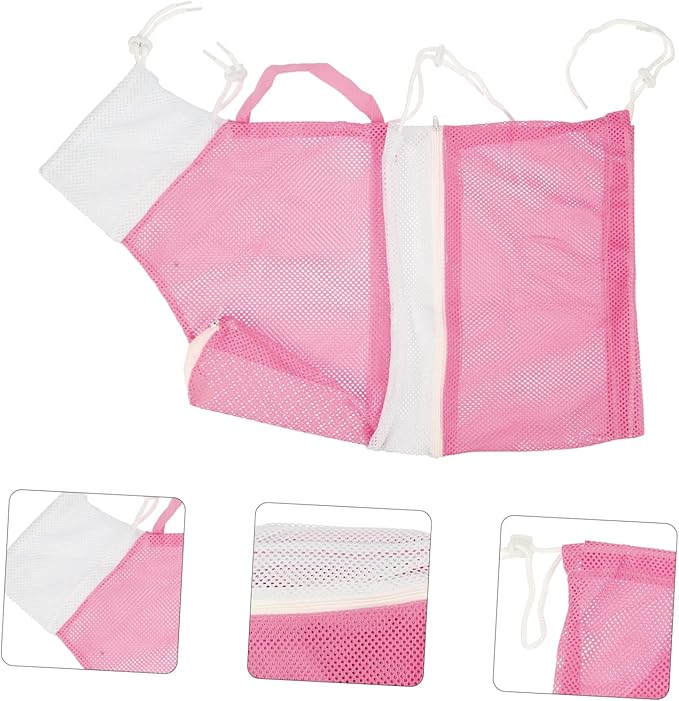balacoo Cat Washing Mesh Bag Adjustable Cat Grooming Bathing Pouch for Easy Pet Bathing Lightweight Portable Design for Convenient Travel