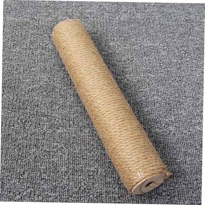 POPETPOP Cat Scratching Post with Jute Rope Durable Sturdy Design for Indoor Cats Height Diameter for Healthy Claw Maintenance and Furniture Protection