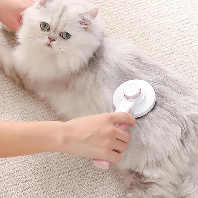Dog Brushes for Grooming | Rechargeable Massage with Nail File - Cat Shedding Dog Hair Brush | for Long Short Hair Undercoat Removal Cleaning Bathing Dematting Indoor Home
