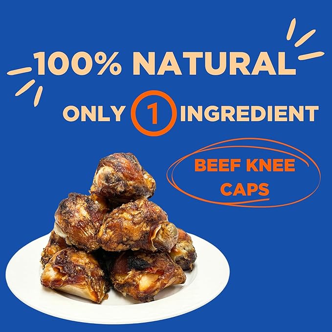 PAWW CHEW Beef Liver Food Topper & Knee Caps for Dogs, 100% Natural, Made in The USA, Dog Seasoning for Food, Meal Topper for Picky Eaters