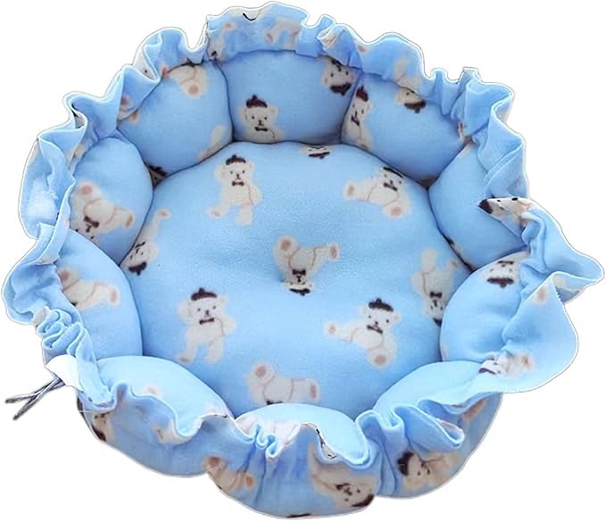 Windproof Warm Pet Bed House Drawstring Design Washable Soft Cushions Kennel for Small Dogs Cats Pet Supplies Dog Sleeping Outside Dog Sleeping Indoor