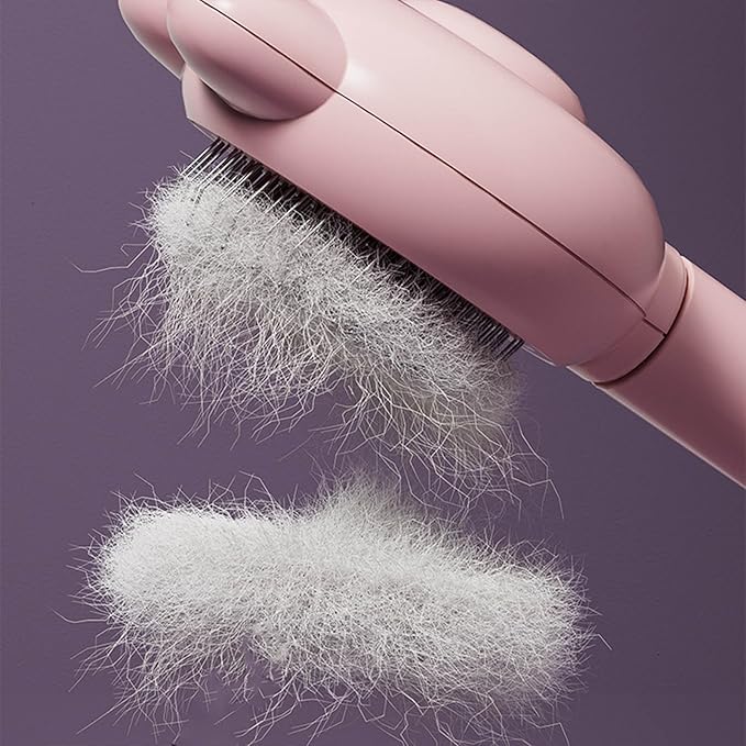 Lovely Shape Pet Comb Deshedding Brush with Easy Function Pet Grooming Accessory Hair Tool Deshedding Brush for Dog Cats