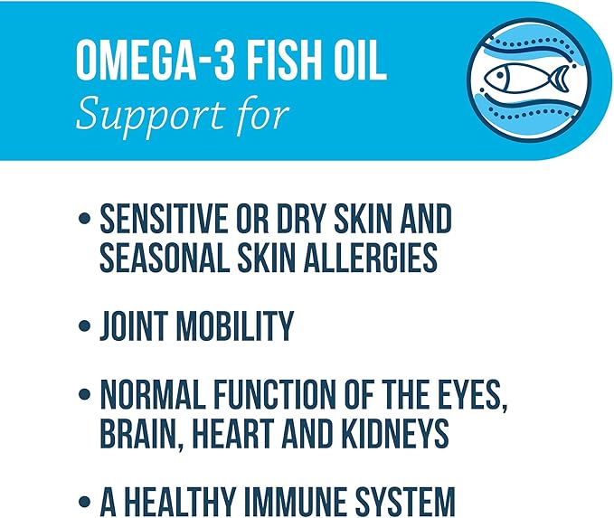 Free Form Snip Tips Omega-3 Fish Oil Liquid Supplement for Small Dogs and Cats, 60 Count (Pack of 2)