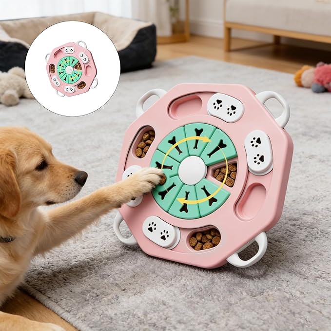 Dog Puzzle Toy Training Boredom Interactive Feeding Slow Food Tray Pet Feeding Supply