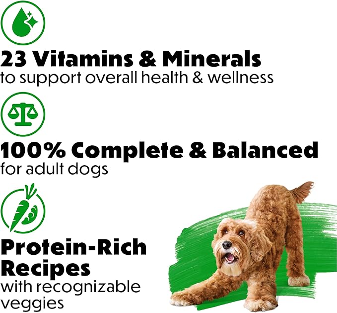 Purina Beneful Protein Gravy Wet Dog Food Variety Pack Freshly Prepared Meals Stew - (Pack of 6) 10 oz. Tubs