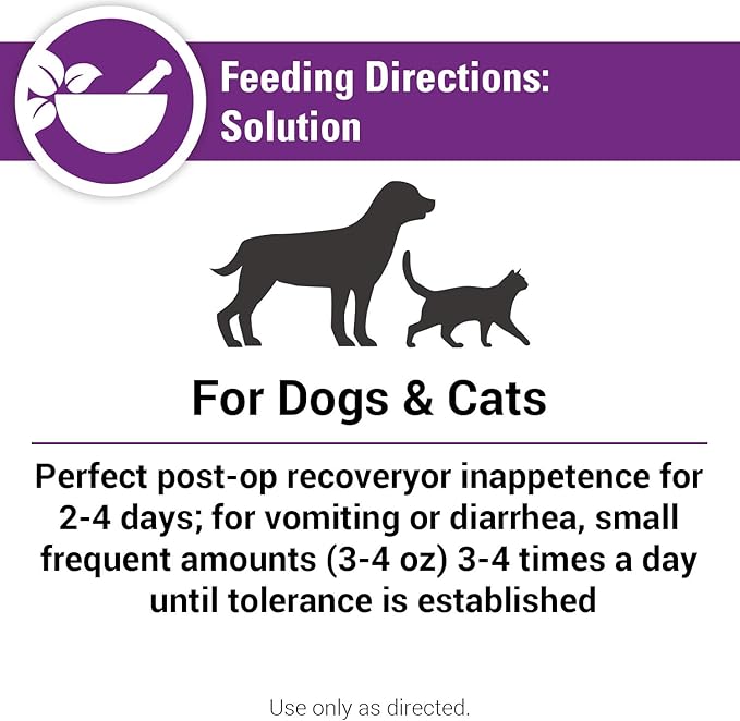 Vet Classics Pet-A-Lyte Oral Electrolyte Solution for Dogs and Cats – Helps Replace Fluids Lost from Pet Dehydration, Diarrhea, Vomiting – Replaces Dog Electrolytes – 32 Oz.