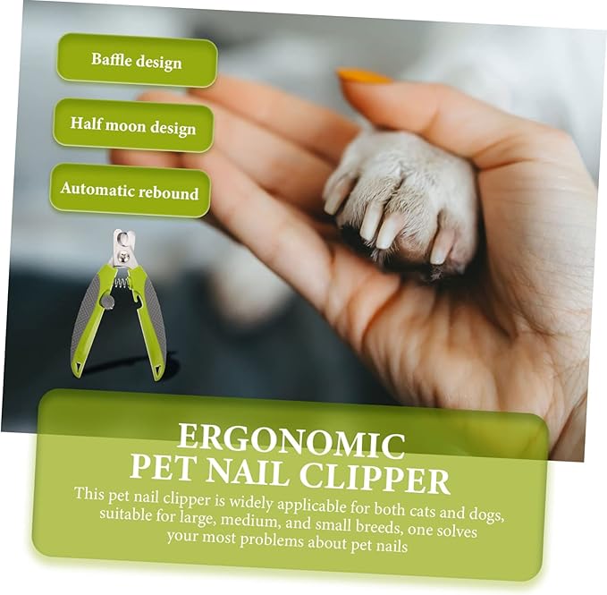 Milisten Household Cat Clipper Ergonomic Nail Trimmer for Cats and Dogs Convenient Design High Sharpness Blades Suitable for Pet Safe and Comfortable Grip