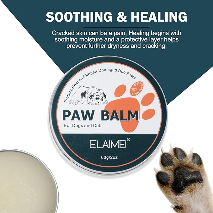 Paw Balm Protectant Cream for Moisturize Pet Paws (for Dogs and Cats)