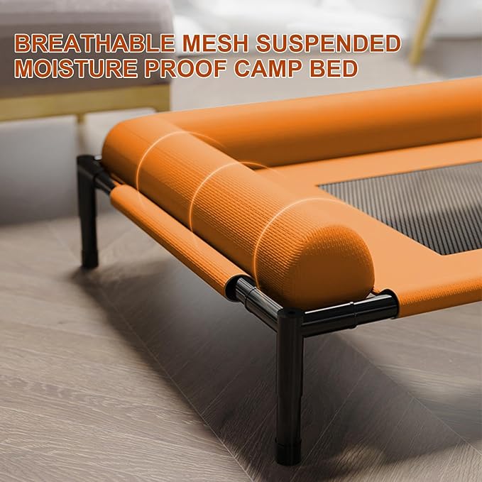 Consistent Dog Bed - 66x17x45cm Pet Elevated Rest Nest, Puppy Moisture-Resistant Bed | moisturee-prooff Pet Supplies for Camping Patio Indoor Backyard Outdoor Beach Living Room Balcony Bedroom