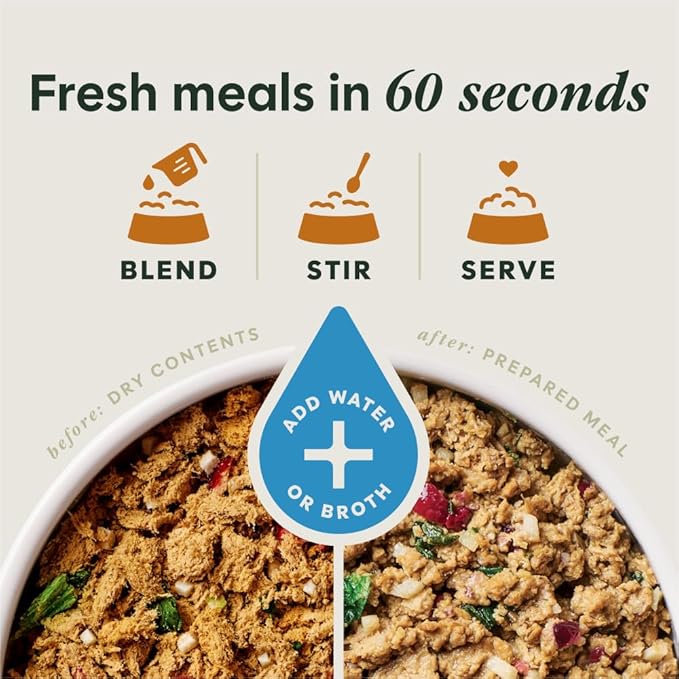 Instinct FreshDried Meal Blends, Freeze Dried Dog Food, Grain Free - Chicken & Harvest Blend, 23 oz. Bag