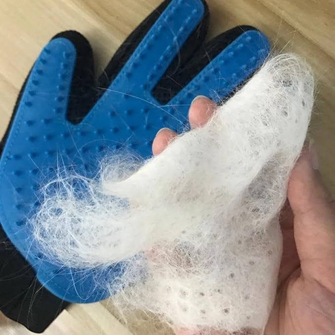 Pet Grooming, Hair Removal, Floating Hair Massage, cat and Dog Grooming Gloves, Adjustable Beauty Gloves, Double-Sided Care