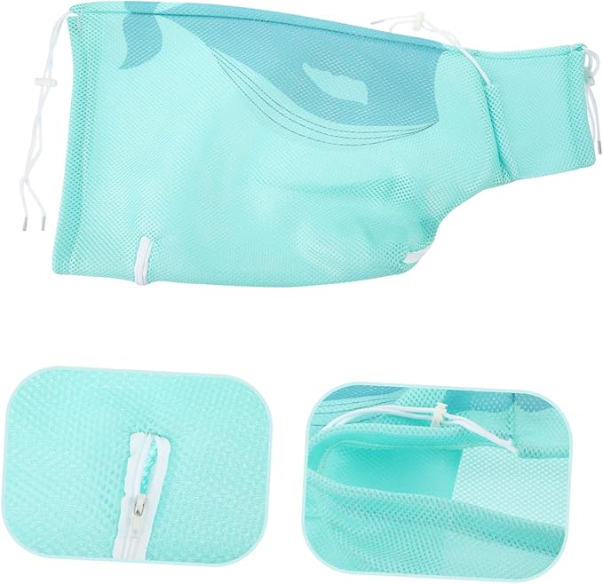YARNOW Cat Grooming Net Bag Three Design for Bathing Nail Trimming and Cleaning Breathable and Scratch-Resistant Pet Holder Drawstring for Random Style