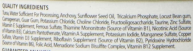 Fussie Cat Premium Tuna & Anchovies in Aspic Grain-Free Wet Cat Food 2.82oz, case of 24
