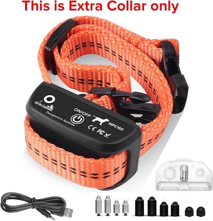 My Pet Command, Indoor Pet Barrier with Adjustable Range, Static and Tone Correction, Hidden Fence for Dogs Containment Collar, Wireless Pet Gate Keeps Areas Off Limits, Rechargeable Collars