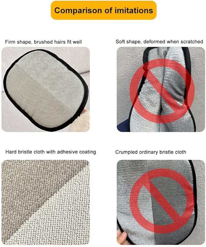 AllNOneStop Pet Hair Removal Glove for Cats &Dogs - Gentle Deshedding Grooming Mitt, Reusable Hair Remover for Furniture and Clothes
